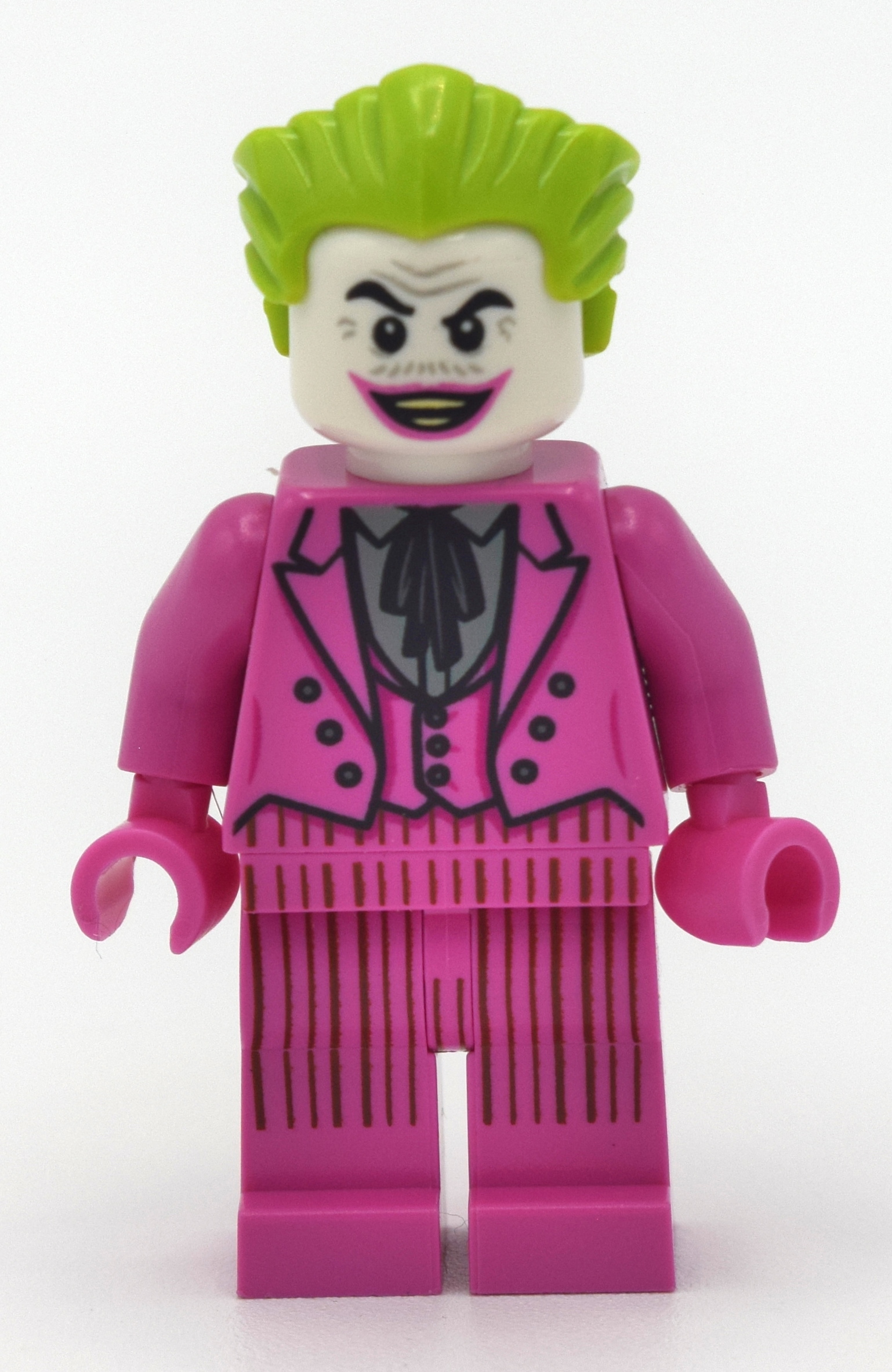 Lego The Joker in Dark Pink Suit, Dark Pink Hands (60's TV Series)