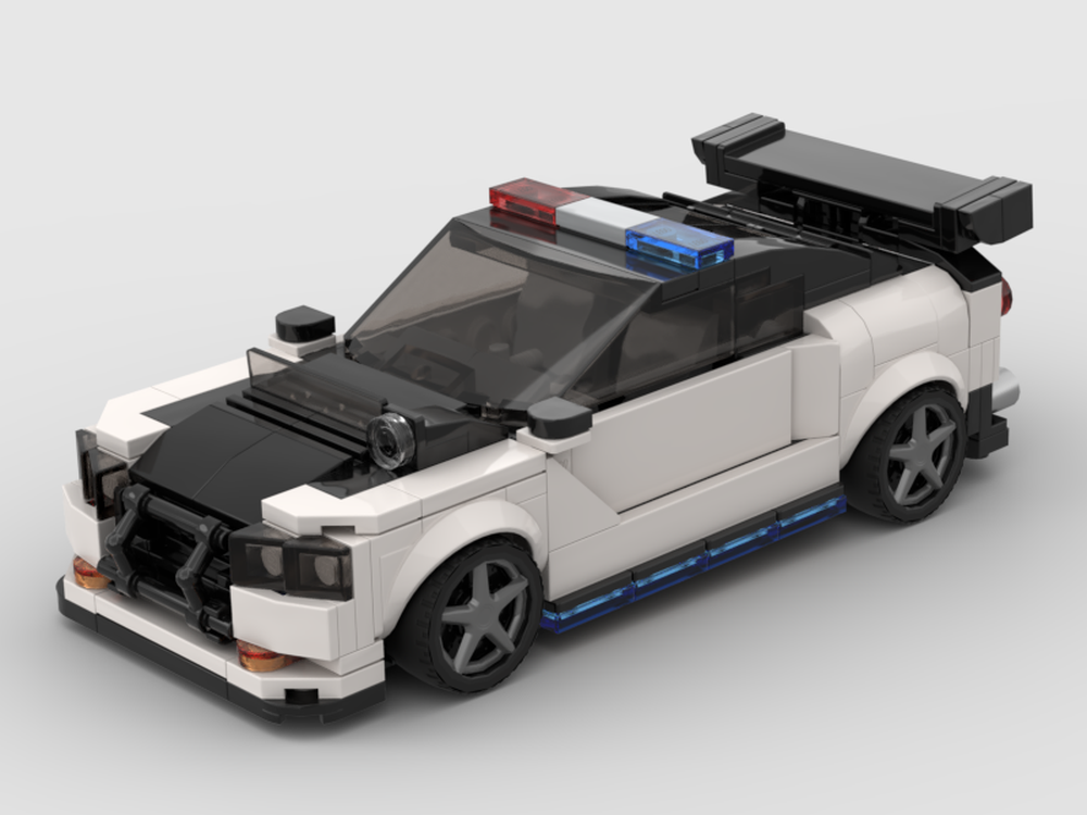 Lego 2002 Nissan R34 GTR Police Car