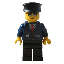 Conductor - Dark Blue Jacket, Black Legs, Black Hat