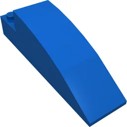 Brick Curved 8 x 2 x 2 / Blue