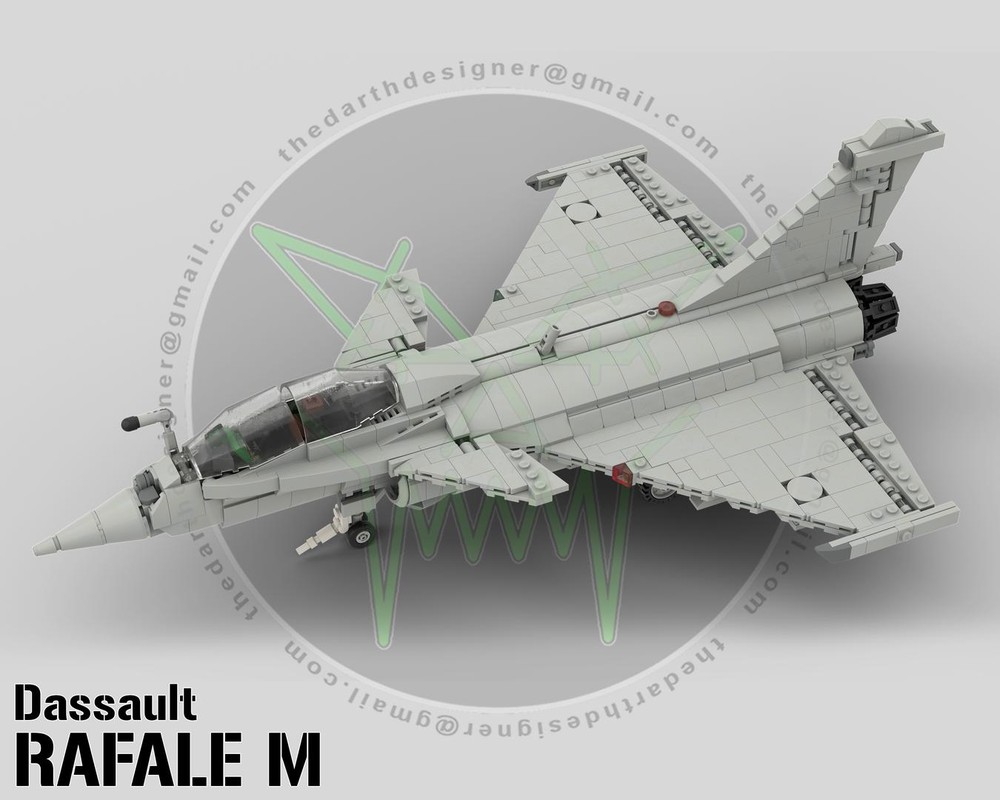 Lego Dassault Rafale M - 1:35 Scale (v3)