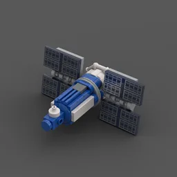 GAMMA USSR/France gamma x-ray astronomical telescope study (1:110 Saturn V scale)