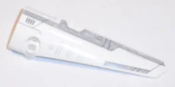 Technic, Panel Fairing # 6 Long Smooth, Side B with Light Bluish Gray Stripes Pattern (Sticker) - Set 31313