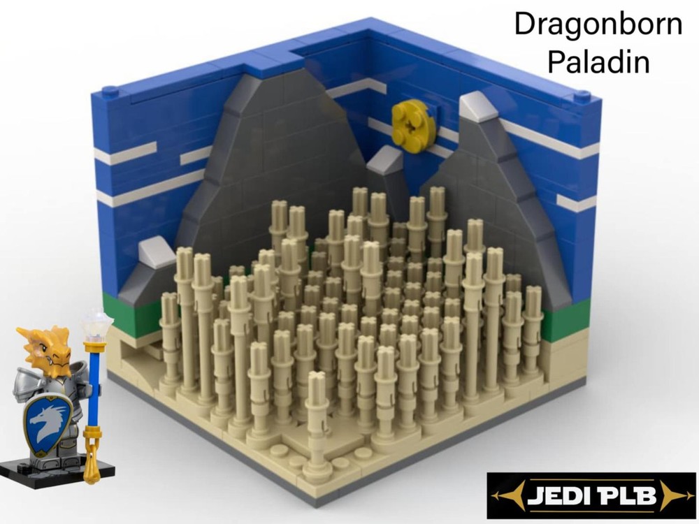 Lego Dungeons And Dragons Dragonborn Paladin Display