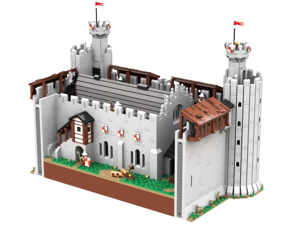 Lego Medieval Welsh Castle: The Great Hall