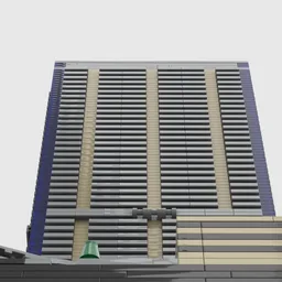Panorama Tower at 1/650th Scale