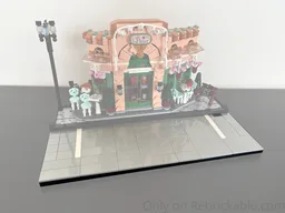Custom Road Base for Lego 10362 French Cafe Diorama