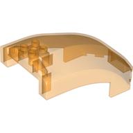 Lego Windscreen 6 x 10 x 4 Curved / Trans-Orange