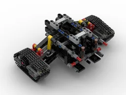 chassis 4x4 rearaxle module with tracks