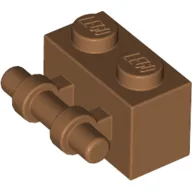 Brick Special 1 x 2 with Handle / Medium Nougat