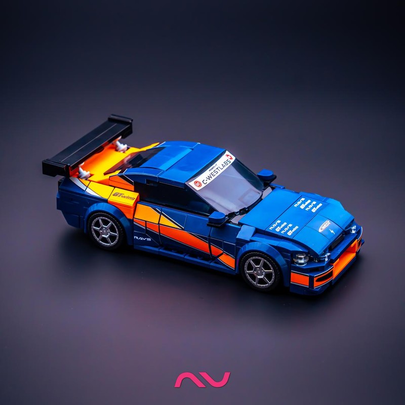 Lego Nissan Silvia S15 - Mona Lisa