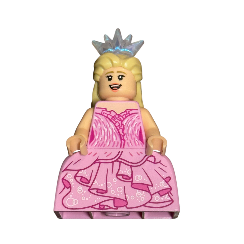 Lego Glinda, Bright Pink Gown