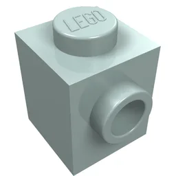 Brick Special 1 x 1 with Stud on 1 Side / Light Aqua