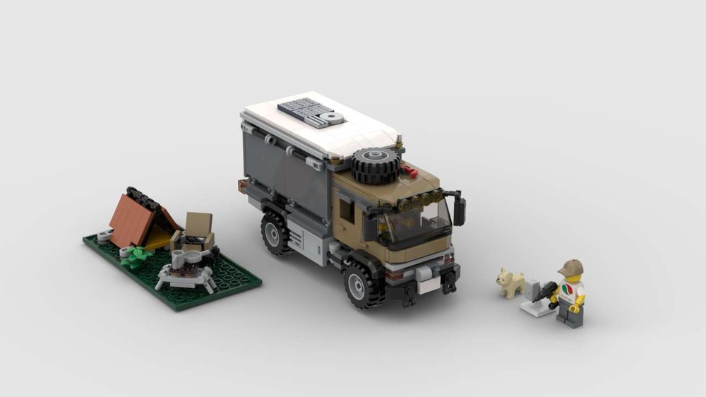 Lego Mitsubishi Fuso 4x4 Camper