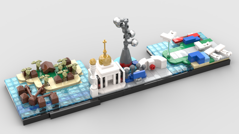 Lego Architecture - Maldives Skyline