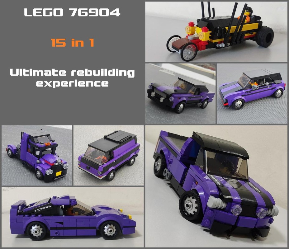 Lego 76904 Ultimate rebuilding experience (15 in 1)