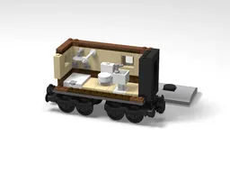 Emerald night passenger car bathroom
