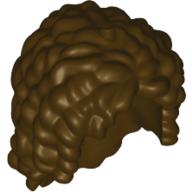 Lego Hair Long with Curls / Dark Brown