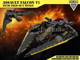 Assault Falcon V1 in Blacktron Design