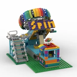 Rainbow Spin Carousel , 31119 Alternate Build