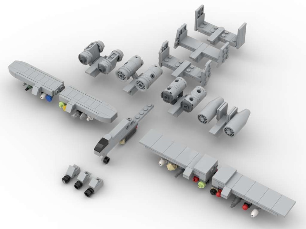 Lego A-10 Thunderbolt (''Warthog'') mini [modular]