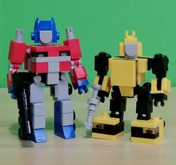 Transformers Optimus Prime and Bumblebee