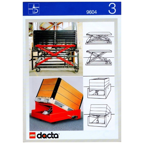 Lego Activity Booklet 3 - Pneumatic Lift and Dump Box - Set 9604 / [No Color/Any Color]