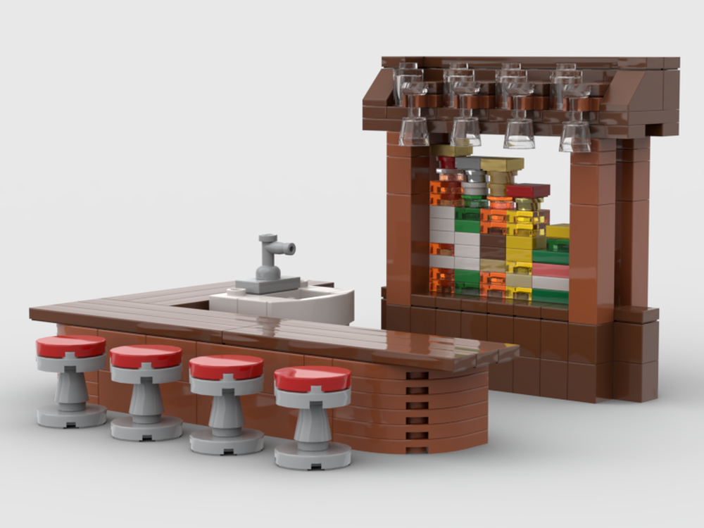 Lego Mini homemade bar