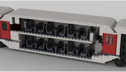 Double-deck High Speed Train