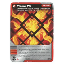 Trading Card, Ninjago Deck #1: 23 - Flame Pit - International Version / [No Color/Any Color]