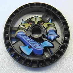 Technic Disc 5 x 5 Notched, Axer Print / Black