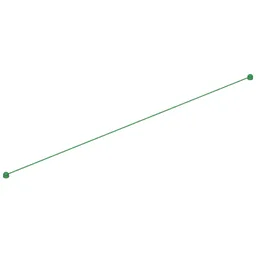 String with End Studs 41L Overall / Green