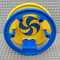 Duplo Playground Circus Wheel with Blue Swirl Print