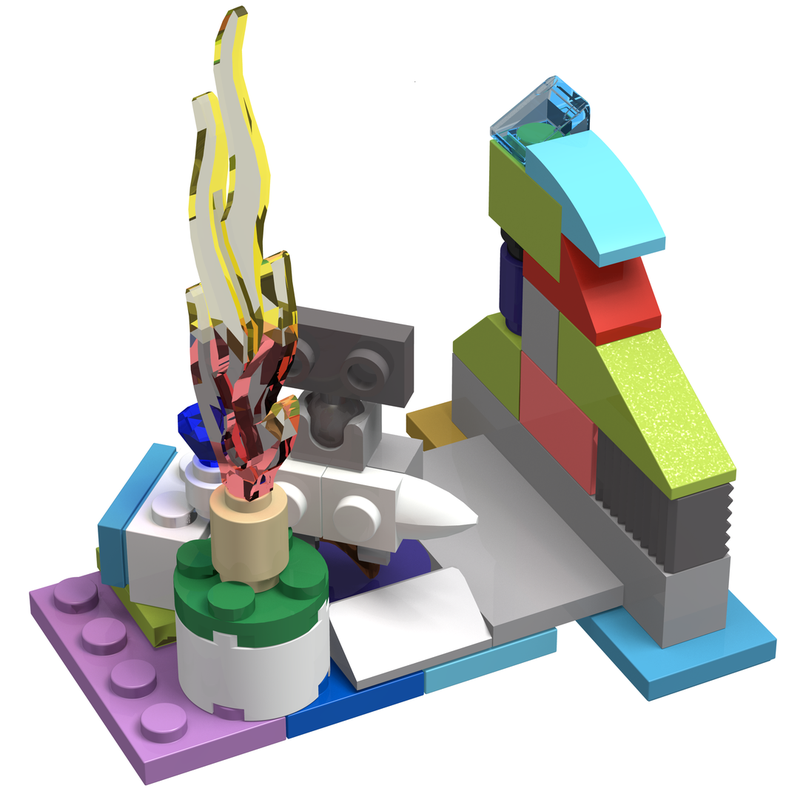 Lego 2022 Advent Challenge – Day 20 [Robot Camping Site]