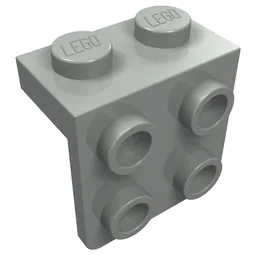 Bracket 1 x 2 - 2 x 2 / Light Gray