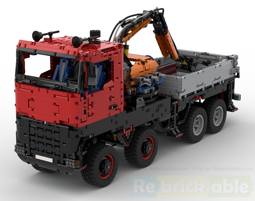Lego 1:10 8x8 Crane Truck (8110+42082 Alternate)