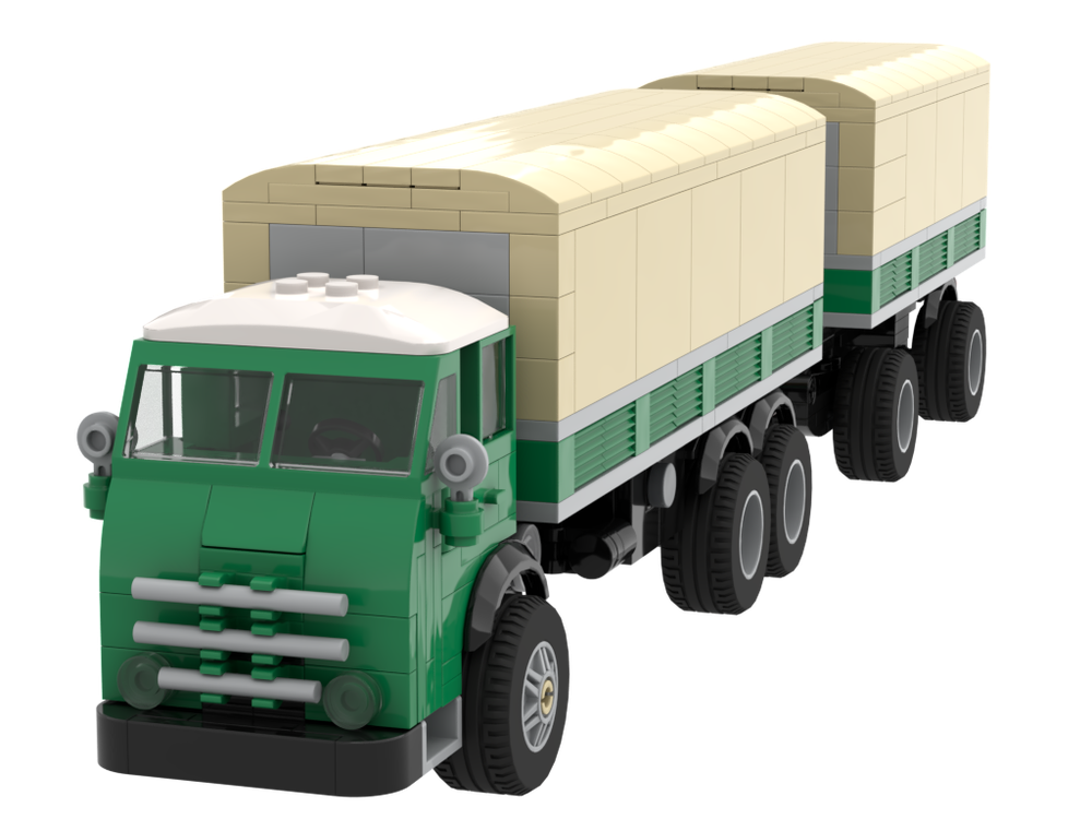 Lego Büssing 12000 Cabover from the 50´s playeble