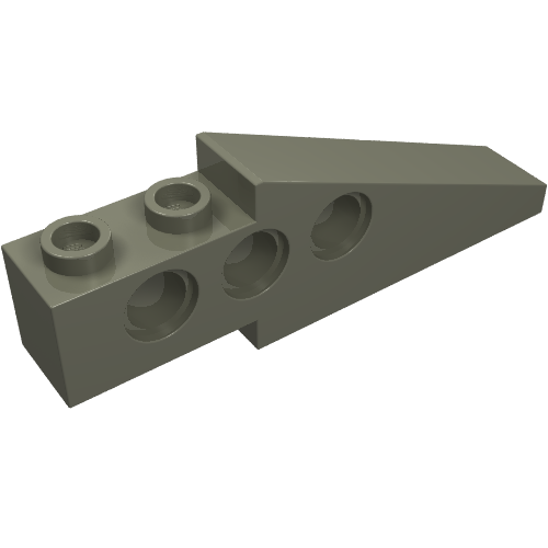 Lego Technic Slope Long 1 x 6 with 3 Pin Holes / Dark Gray