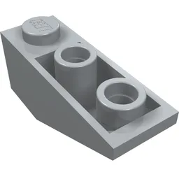 Brick Sloped Inverted 34° 3 x 1 with Internal Stopper / Light Bluish Gray