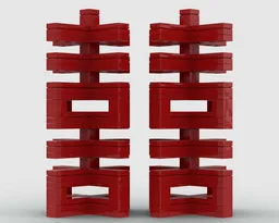 Chinese Character:Mid Cross Happiness