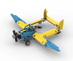 42074 Twin-Boom Plane