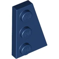 Wedge Plate 3 x 2 Right / Dark Blue