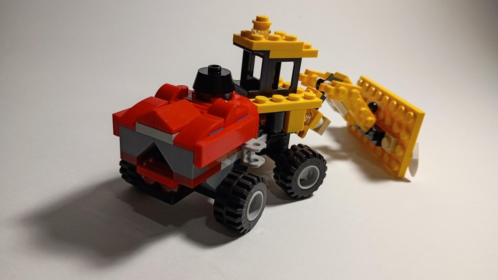 Lego Front End Loader Excavator