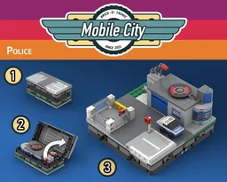 Mobile City Police Playset
