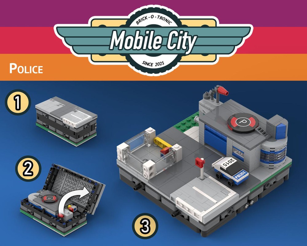 Lego Mobile City Police Playset