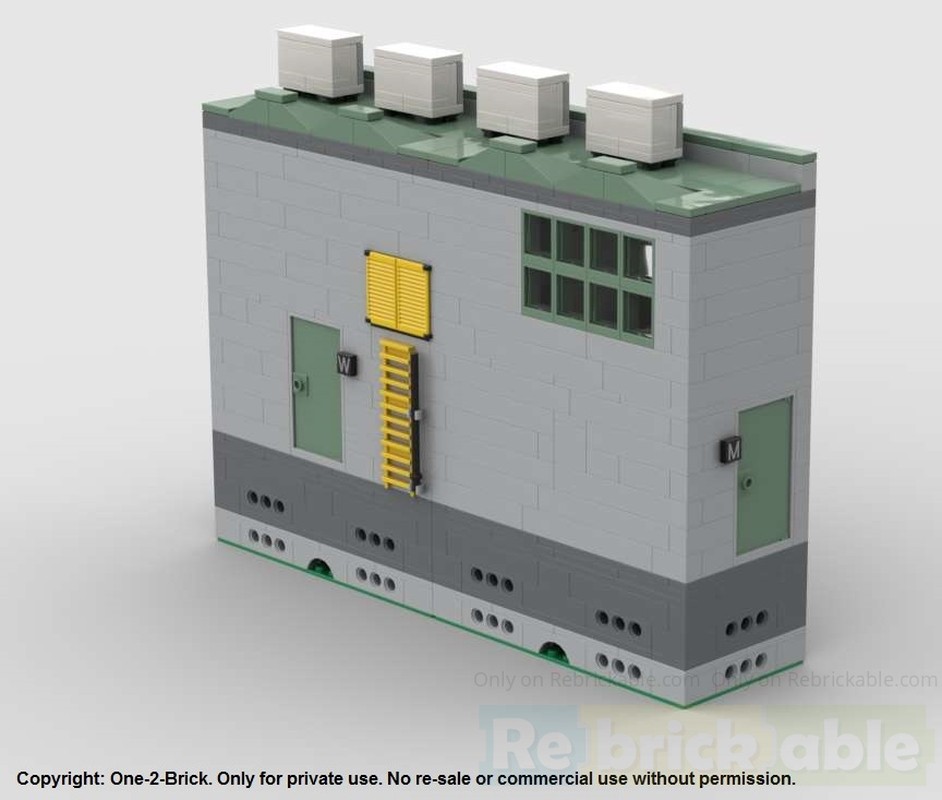 Lego Modular Lgistics Center - Side Section 1