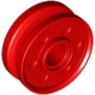 Wheel 18 x 8 with Fake Bolts and Shallow Spokes / Red