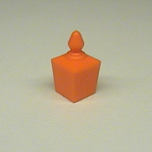 Lego Belville / Scala, Equipment, Bottle Perfume with Square Base / Orange