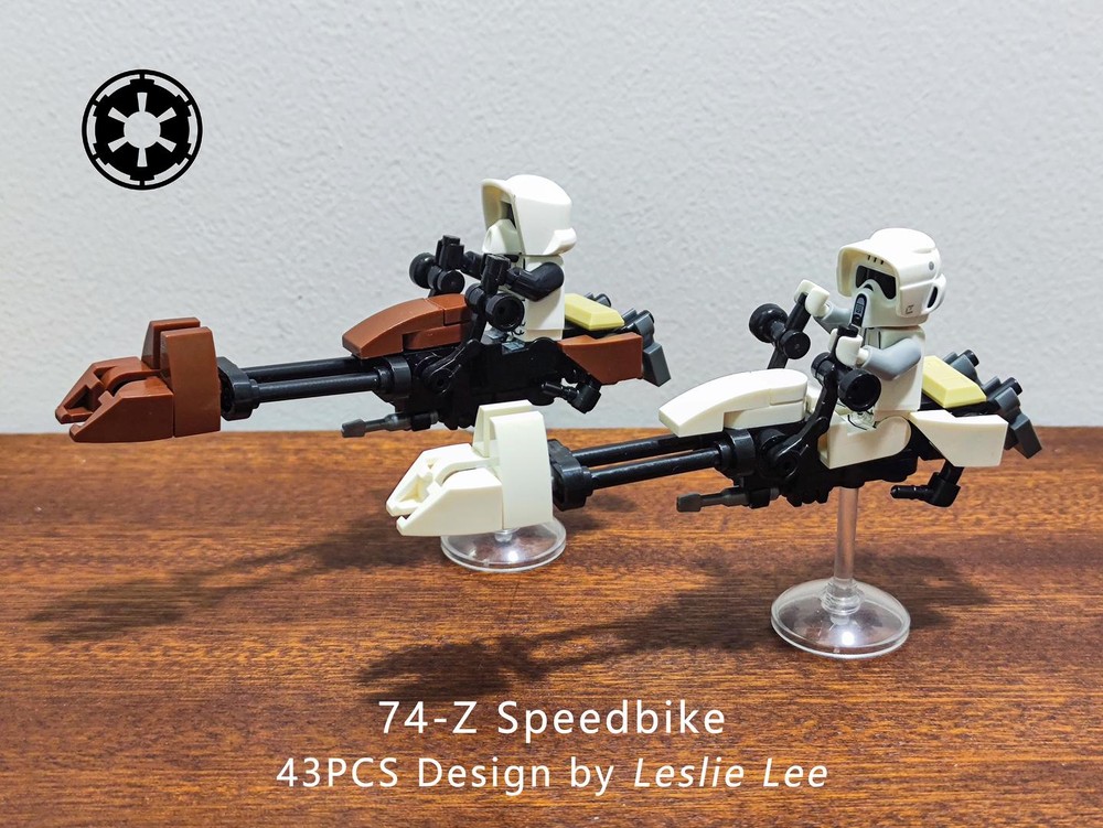 Lego 74-Z Speedbike Minifig Scale