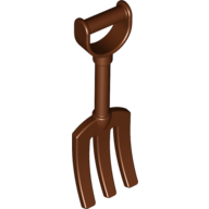 Lego Duplo Pitchfork / Reddish Brown